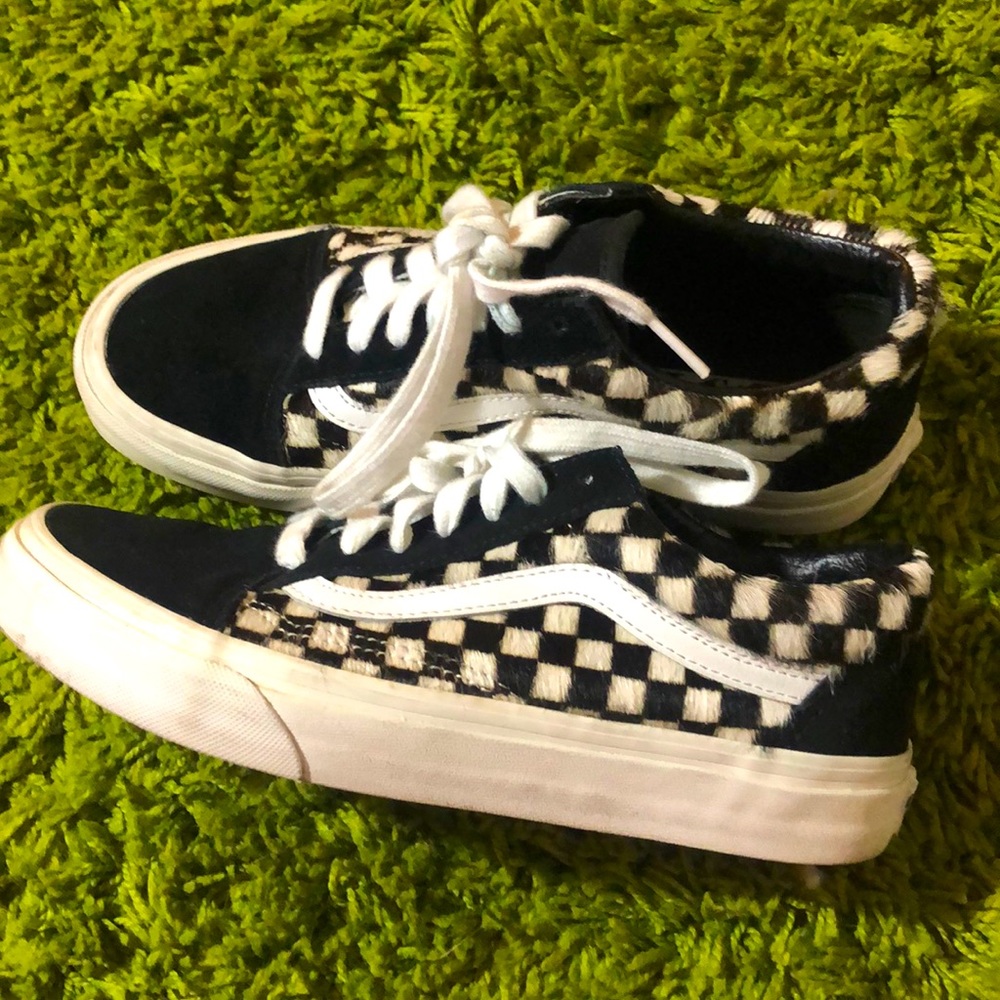 🐎 Horse Hair Checkerboard Old Skool Vans